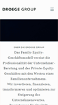 Mobile Screenshot of droege-group.com