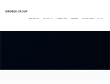 Tablet Screenshot of droege-group.com